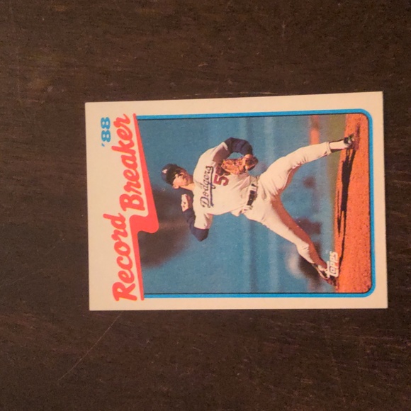 1988 Orel Hershiser Baseball Card - Picture 1 of 2